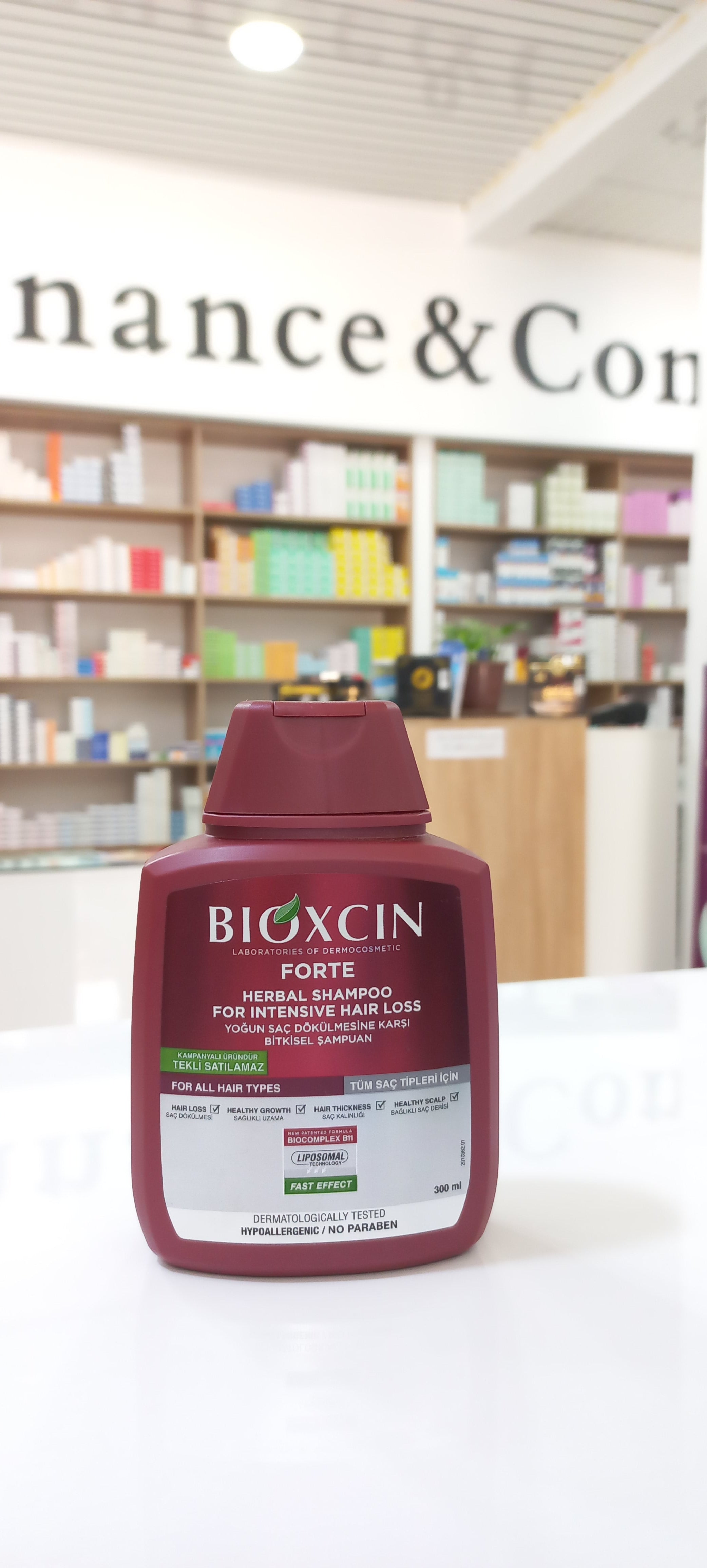 BIOXCIN FORTE HERBAL SHAMPOO FOR INTENSIVE HAIR LOSS 300ML