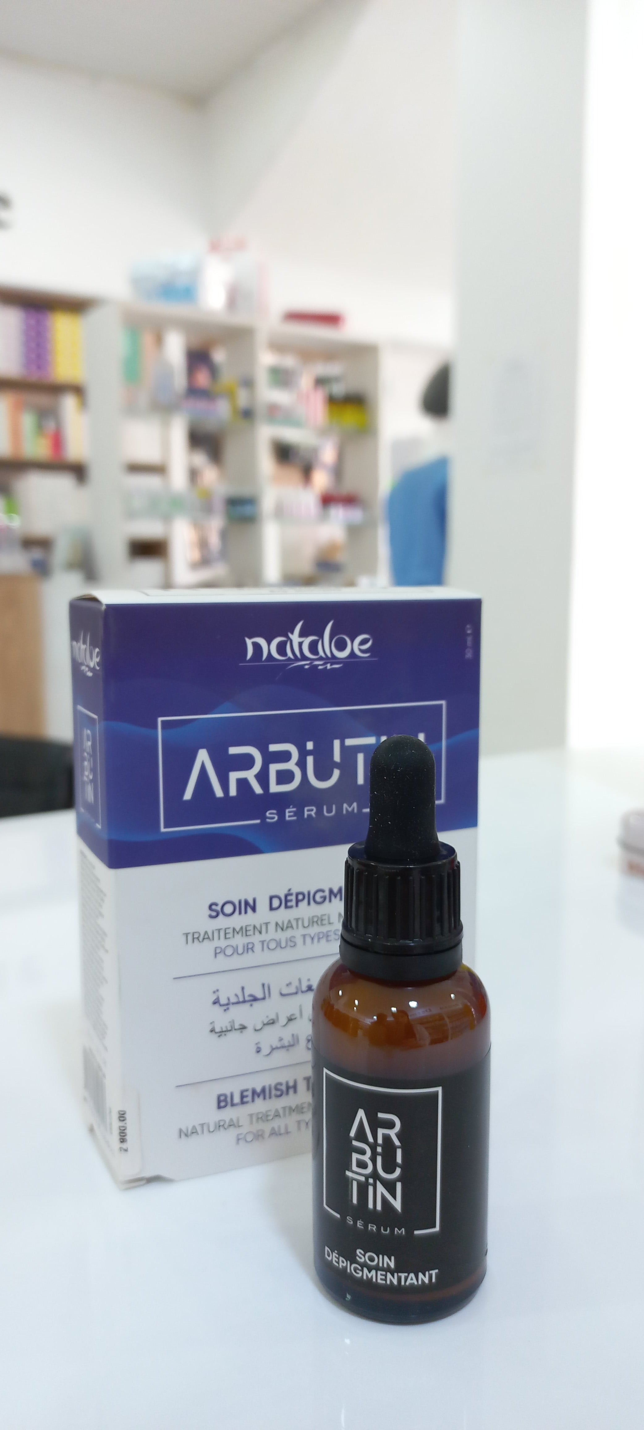 NATALOE Arbutin Sérum Anti-Taches – Unifiant & Éclaircissant – 30ml
